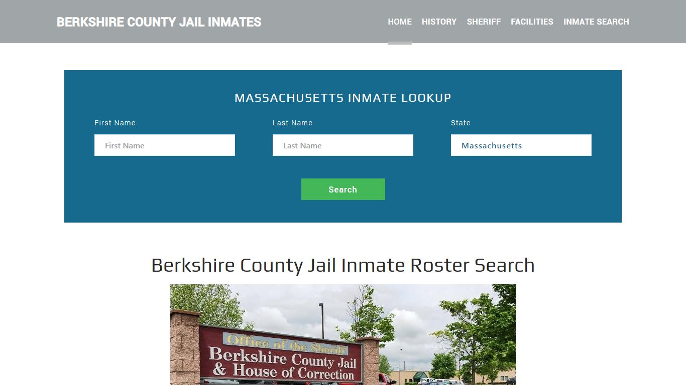 Berkshire County Jail Inmate Roster Lookup, Pittsfield, MA